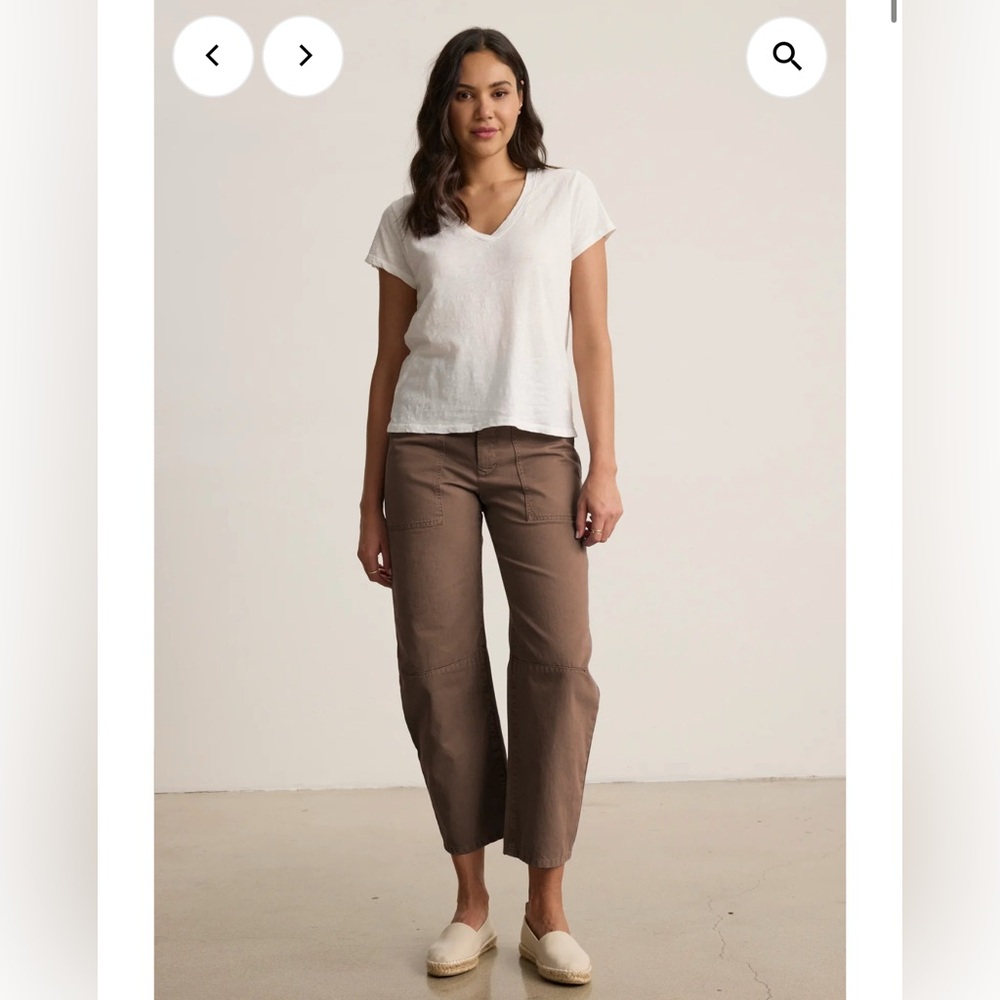Velvet Charcoal Cargo Pants